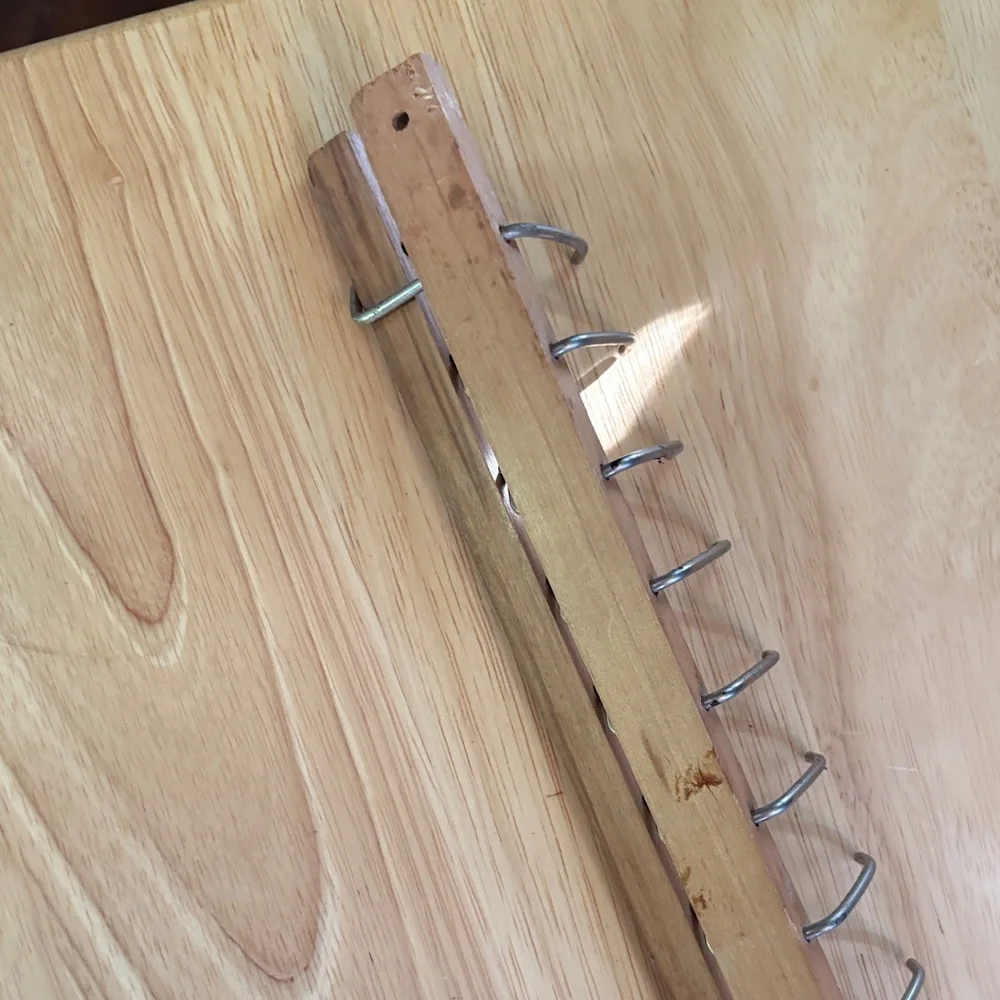 Vintage Mid-Century Modern Wood & Metal Tie Rack – MCM Closet Organizer